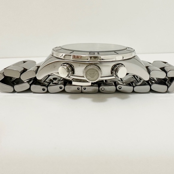 Emporio Armani Ceramica Stainless Steel Watch - Picture 3 of 5